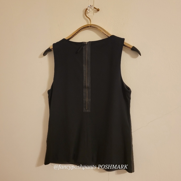 genuine leather BR BANANA REPUBLIC soft fine quality top shirt statement piece - Picture 8 of 12